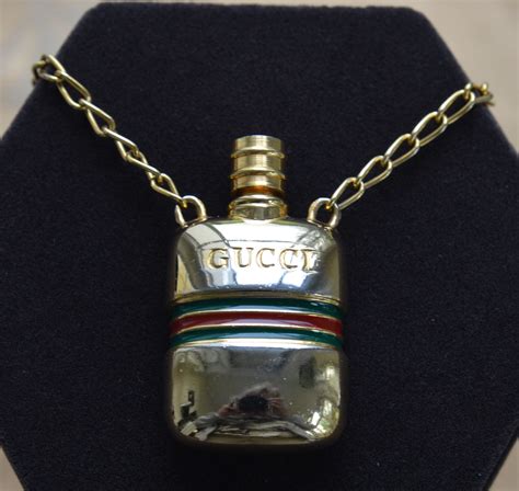 gucci bottle necklace|Gucci necklace on sale.